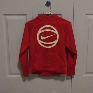Red Nike Dri Fit Hoodie